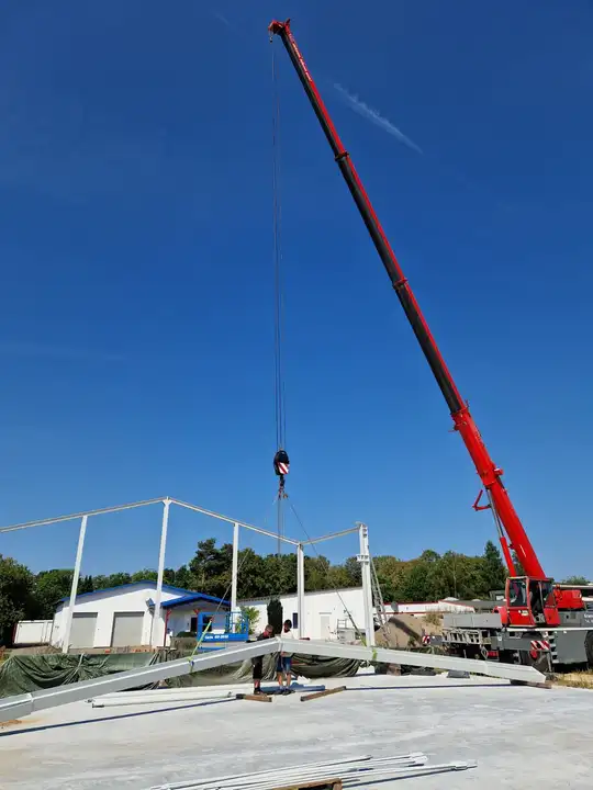 Montage Hallenstahlbau